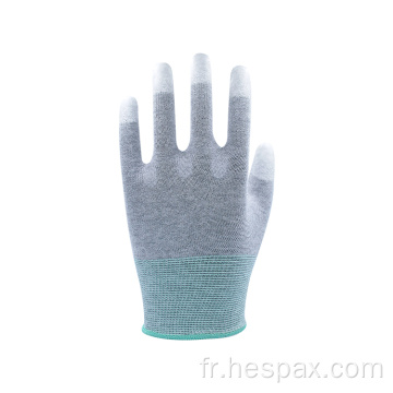 HESPAX Gants de fibre de carbone enduit de PU durable HESPAX